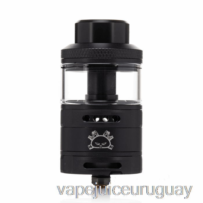 Hellvape Fat Rabbit 28mm Rta Negro Con Logo Blanco Vape Uruguay